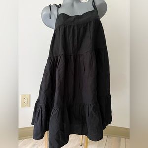 Victoria’s Secret woman’s girls black flare summer dress size XXL